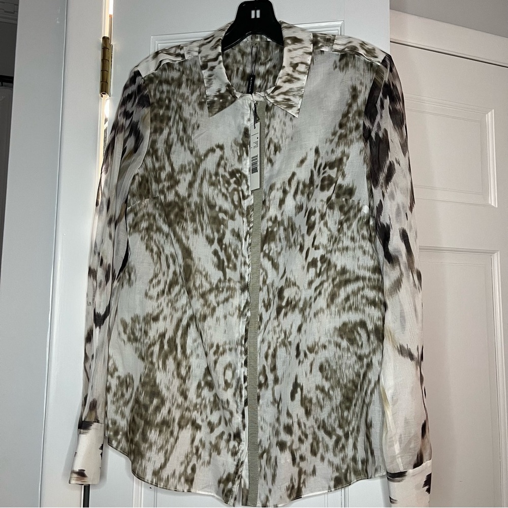 Elie Tahari Harvest Oat Women’s Blouse - Picture 1 of 4